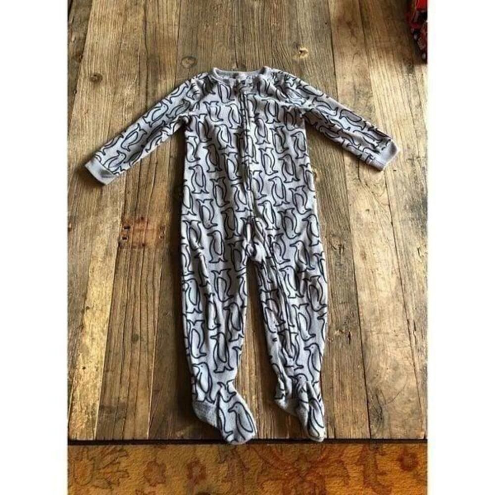 Gap‎ Fleece Sleeper Penguins 2T
